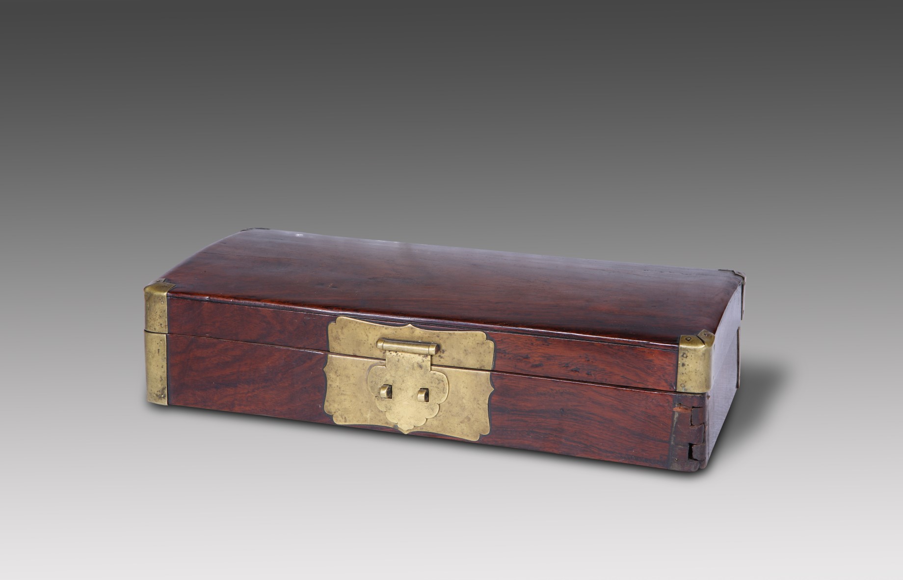 黄花黎卷棚顶匣